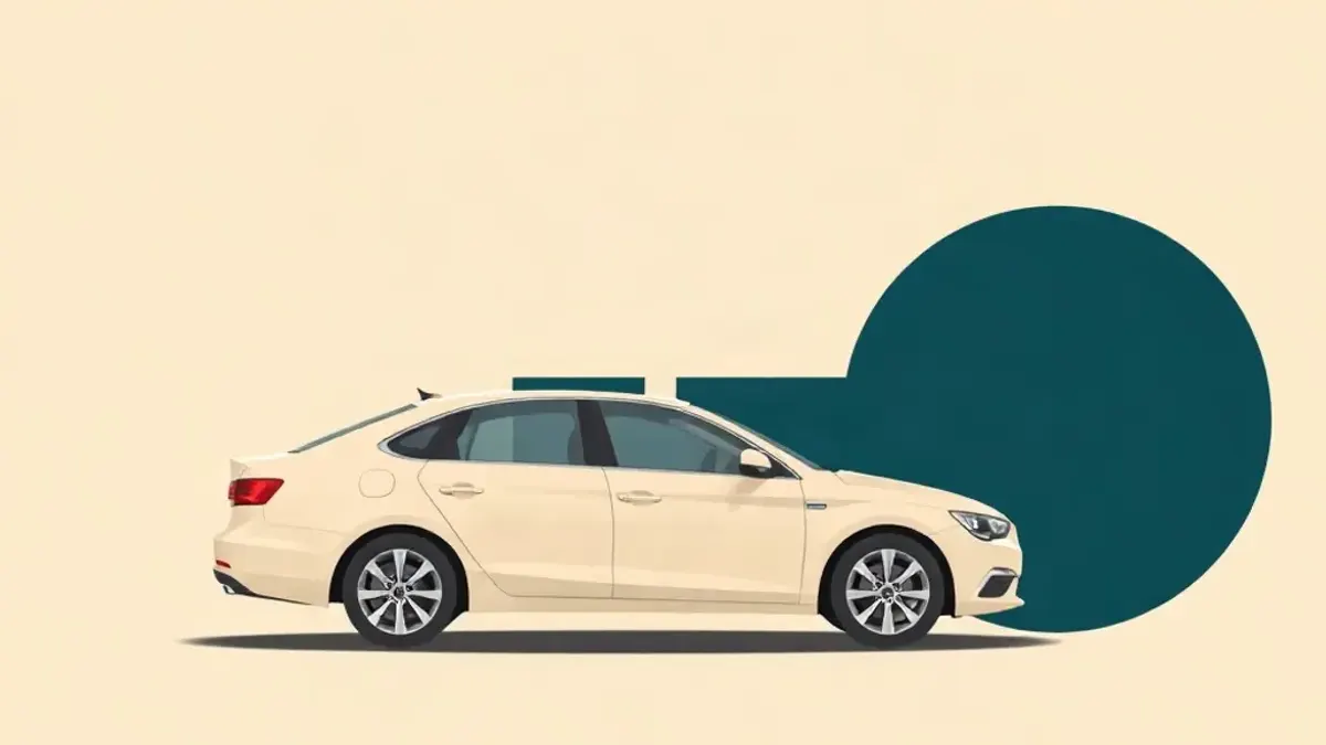 Illustration of a car accompanying: Renting a Car in Dubai With a GCC Driving Licence