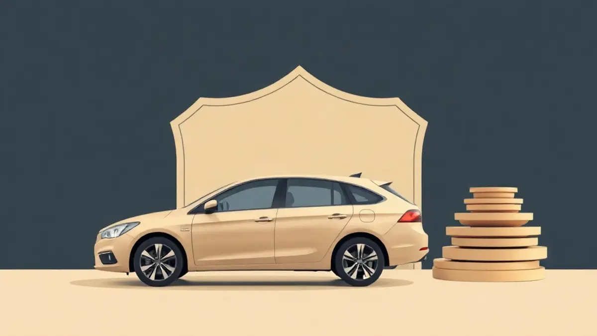 Abstract illustration accompanying: How to Choose a Car Rental Company in Dubai