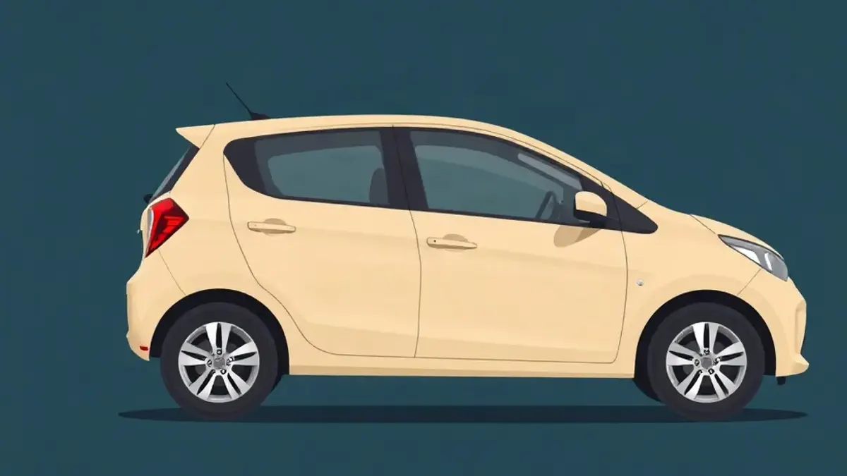 Illustration of a car accompanying: Kia Pegas Rental in Dubai
