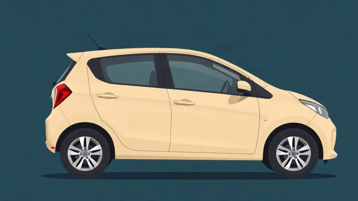 Illustration of a car accompanying: Nissan Sunny Rental in Dubai